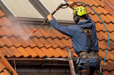 Démoussage et hydrofuge de toiture à Chambray